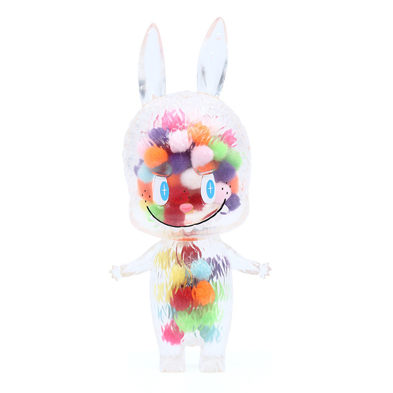 泡泡玛特龙家拉布labubu迷你系列第二代盲盒彩豆雀斑潮玩盲盒