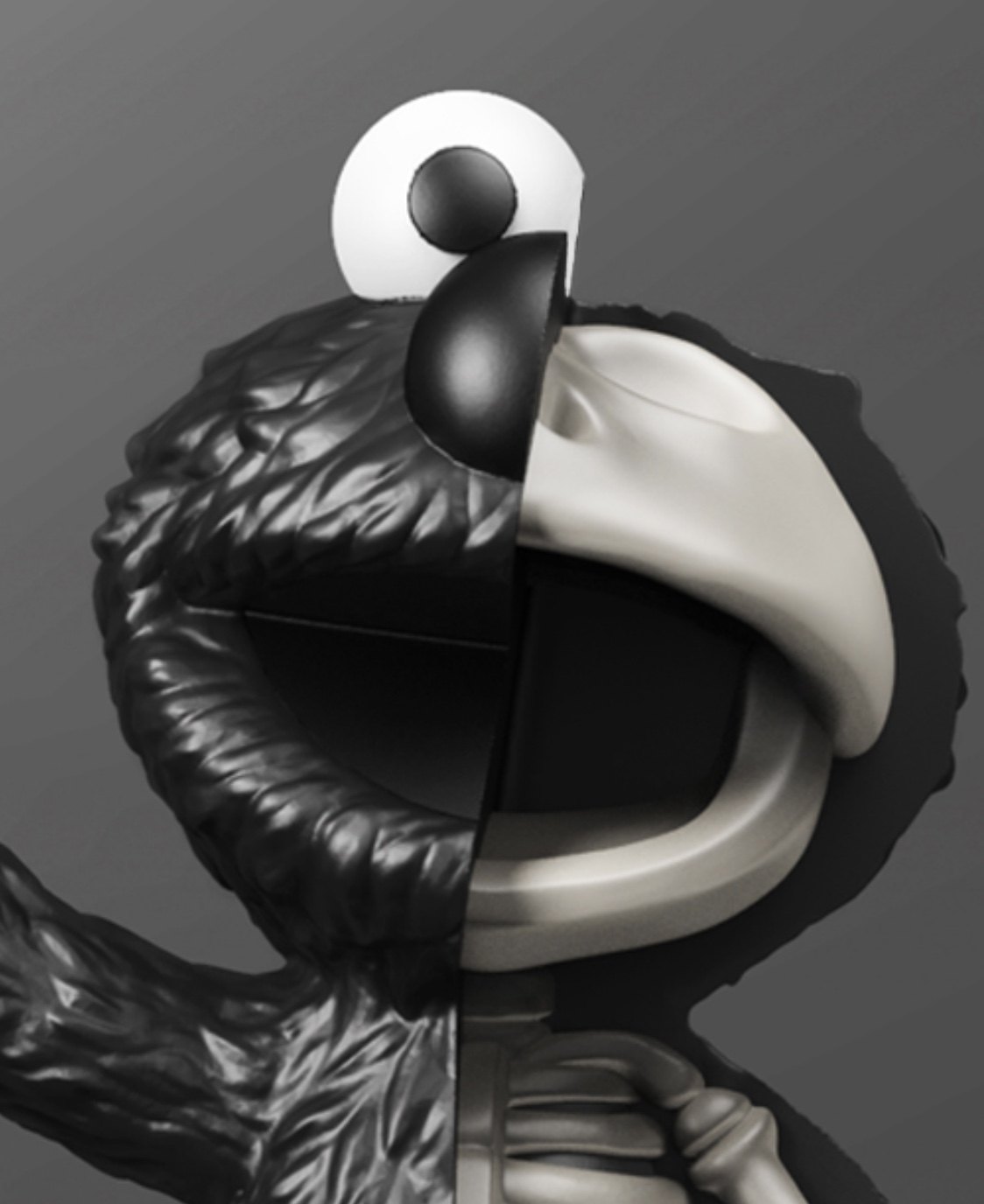 现货mightjaxxxxray芝麻街jasonfreeny黑色限定潮玩潮玩盲盒