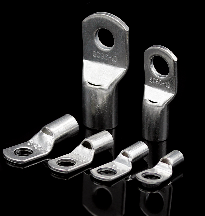 sc106接线端子106窥口鼻子压线dtg紫铜镀锡接线接线端子