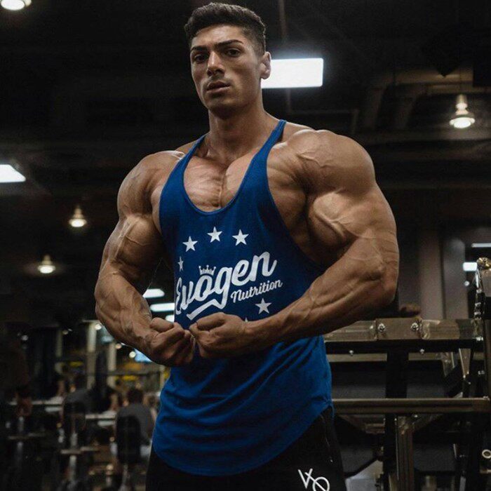 安德烈健体背心宽松工字肌肉健美兄弟杰瑞瑞米健身衣