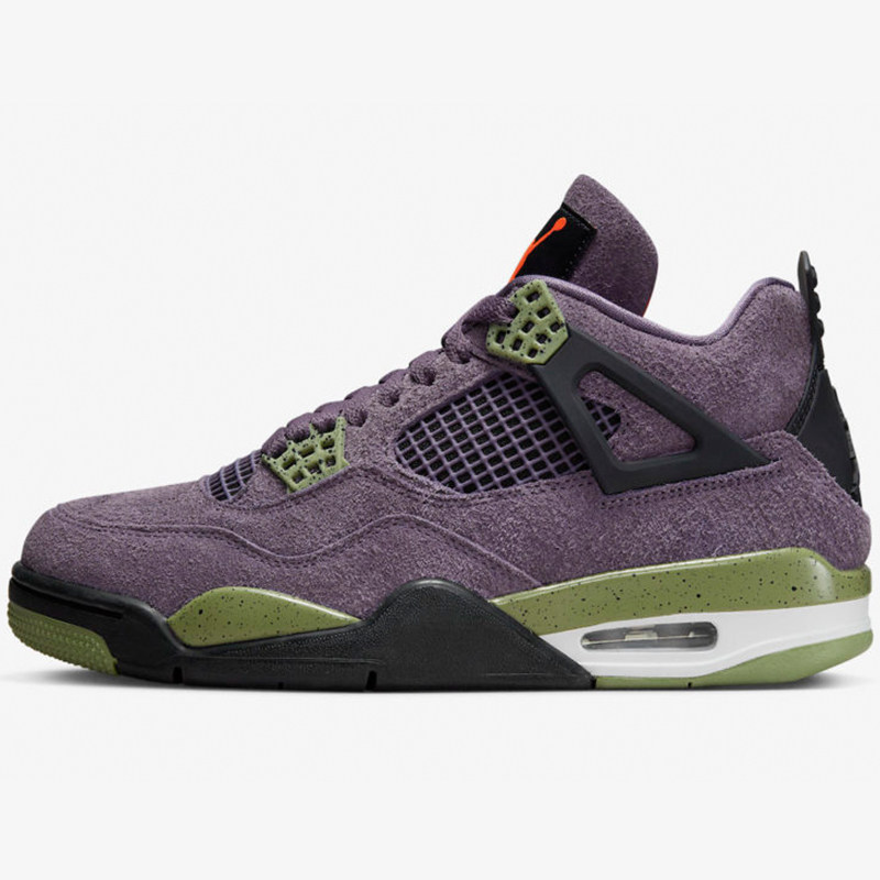 北卡大学airjordanaj4初号机紫色麂皮篮球球鞋篮球鞋