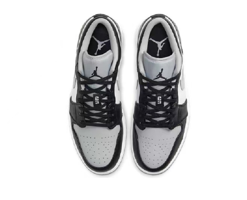北卡大学airjordanlowaj1烟灰影子黑灰脚趾篮球鞋