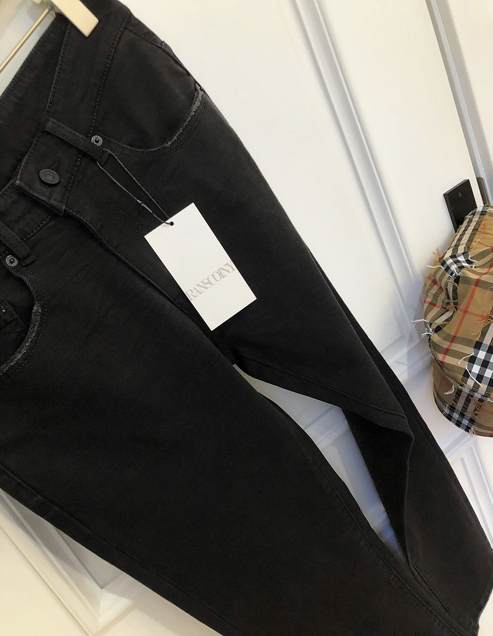 硬货！不挑人穿！轻熟高档男士牛仔裤黑色修身弹力小脚九分休闲裤