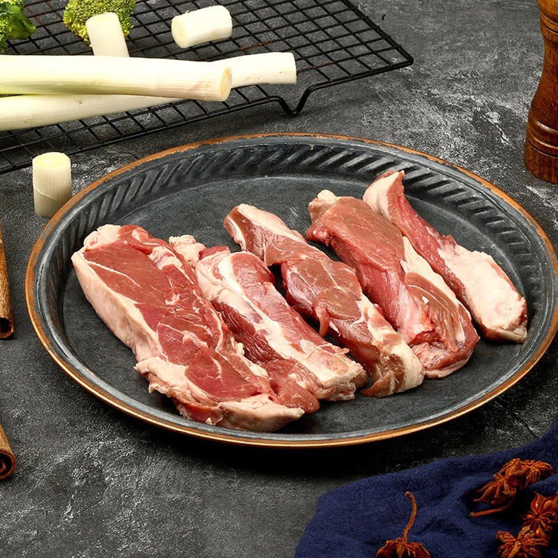 新西兰去骨膏羊肩肉1kg新鲜冷冻肥羊卷羔羊肉生羊肉