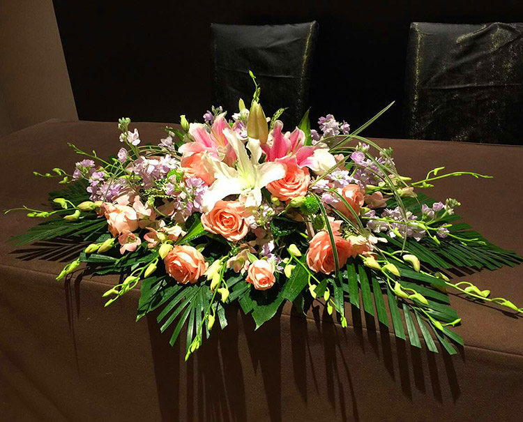 玻璃方缸桌面插花小台花瓶年会商务活动会议演讲商务用花