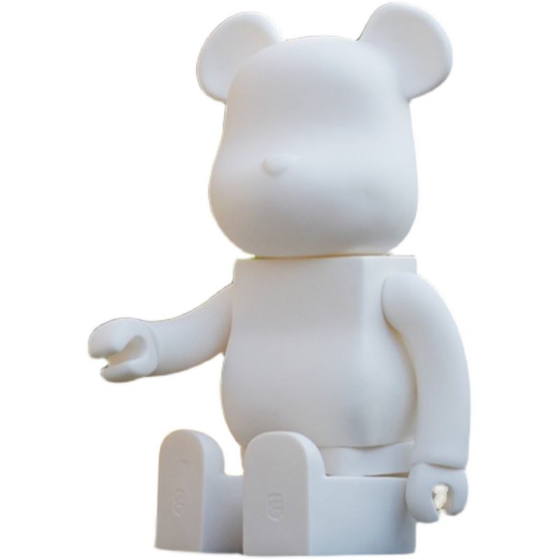 bearbrick积木熊diy素体纯白模型手办落地公仔摆件动漫水杯