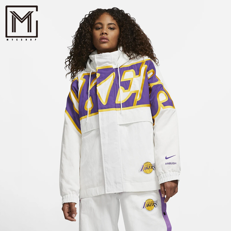 耐克nikeambush联名洛杉矶湖人队女子长袖db9568723077运动t恤