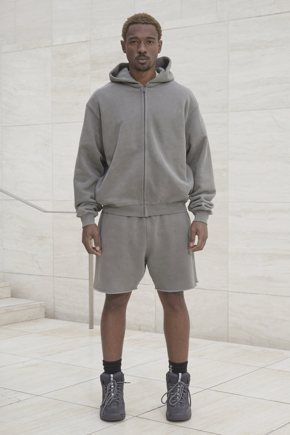 夏季五分短裤yeezyseason6侃爷做旧美式运动休闲运动中长裤短裤