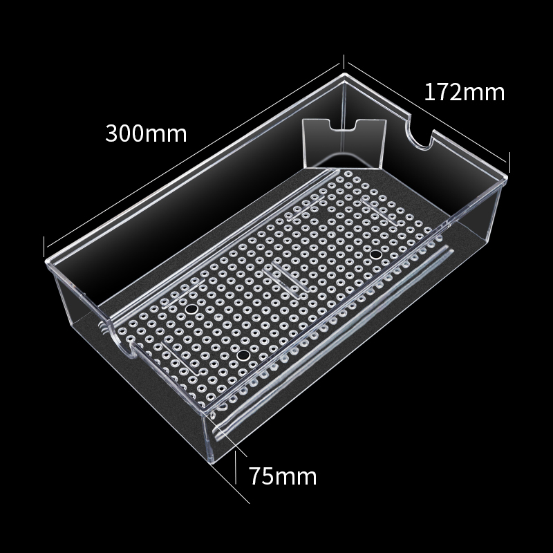 滴流过滤盒大盒过滤器鱼缸铝合金鱼池滴漏干湿分离过滤设备