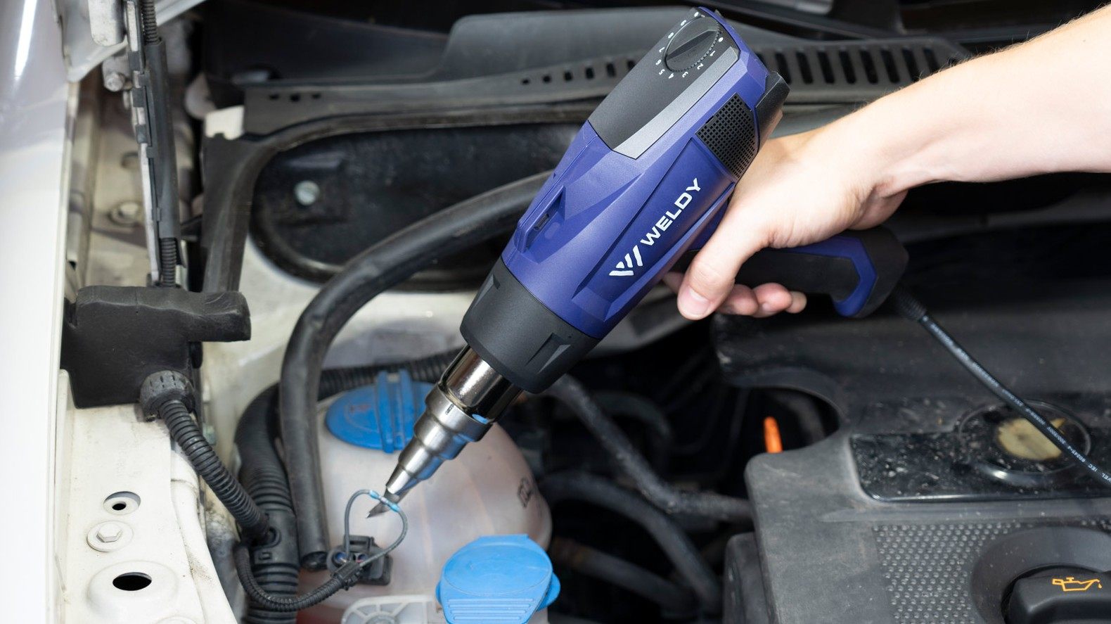 调温瑞士weldy无极热风塑料汽车加热烤枪贴膜热风枪