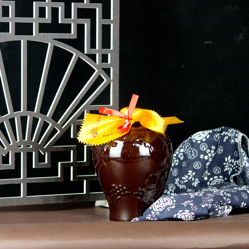 河北澹泊敬诚坛子大黄原浆56度清香香型高度白酒