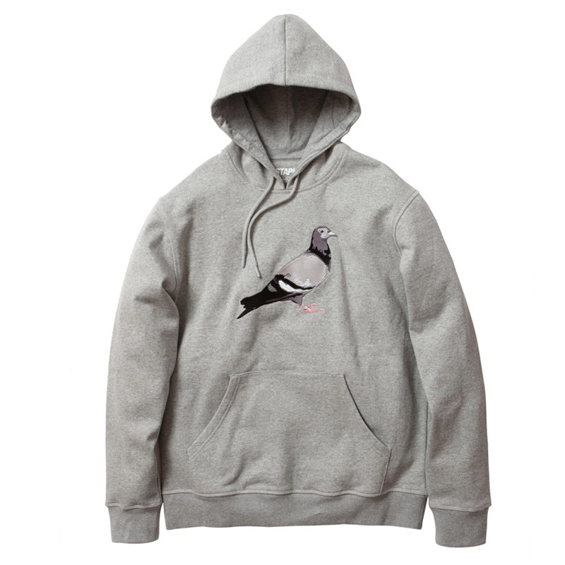 纽约潮牌staplepigeon经典基础款鸽子刺绣大logoins情侣帽衫