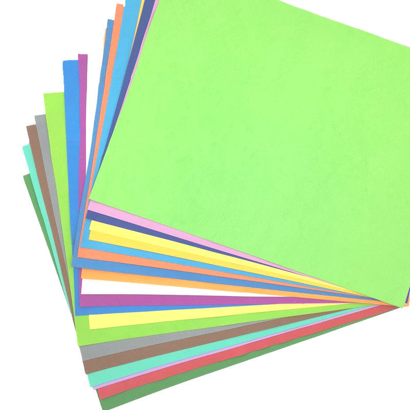 包邮彩色海绵纸泡沫纸橡皮纸手工橡塑40cm24幼教折纸