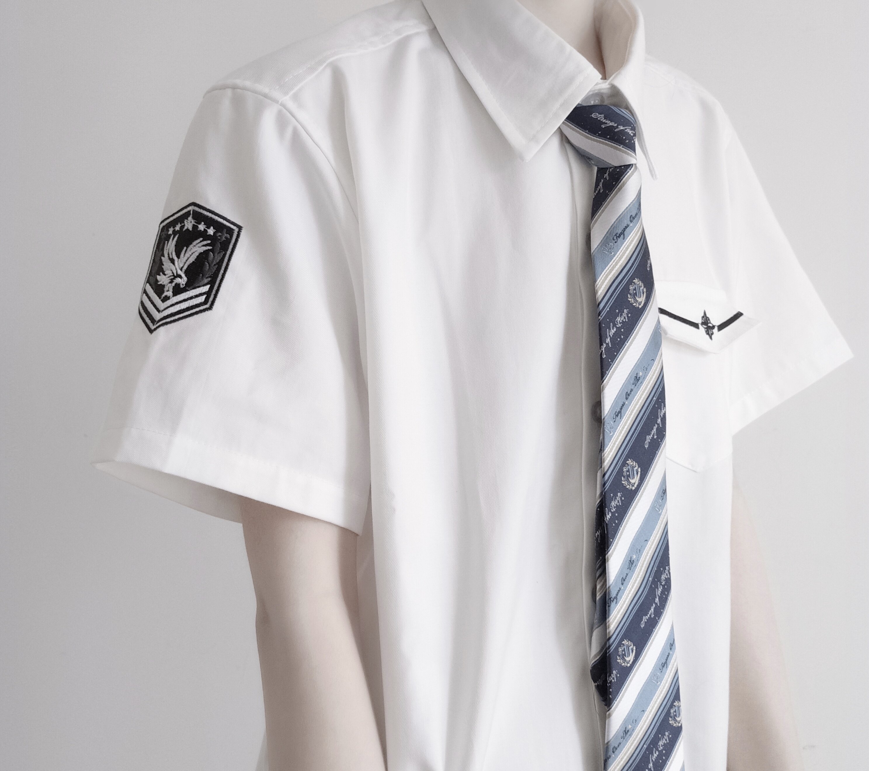 班服男学生衬衣白衬衣sir短袖星依校供制服dk衬衫