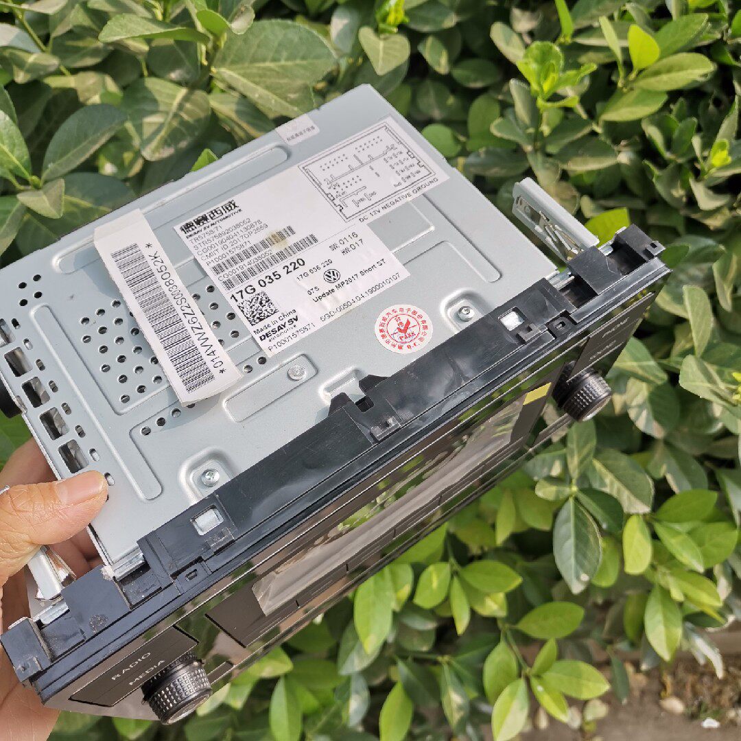 大众车载收音机新宝来宝来原车拆机改装家庭音响车载cd机