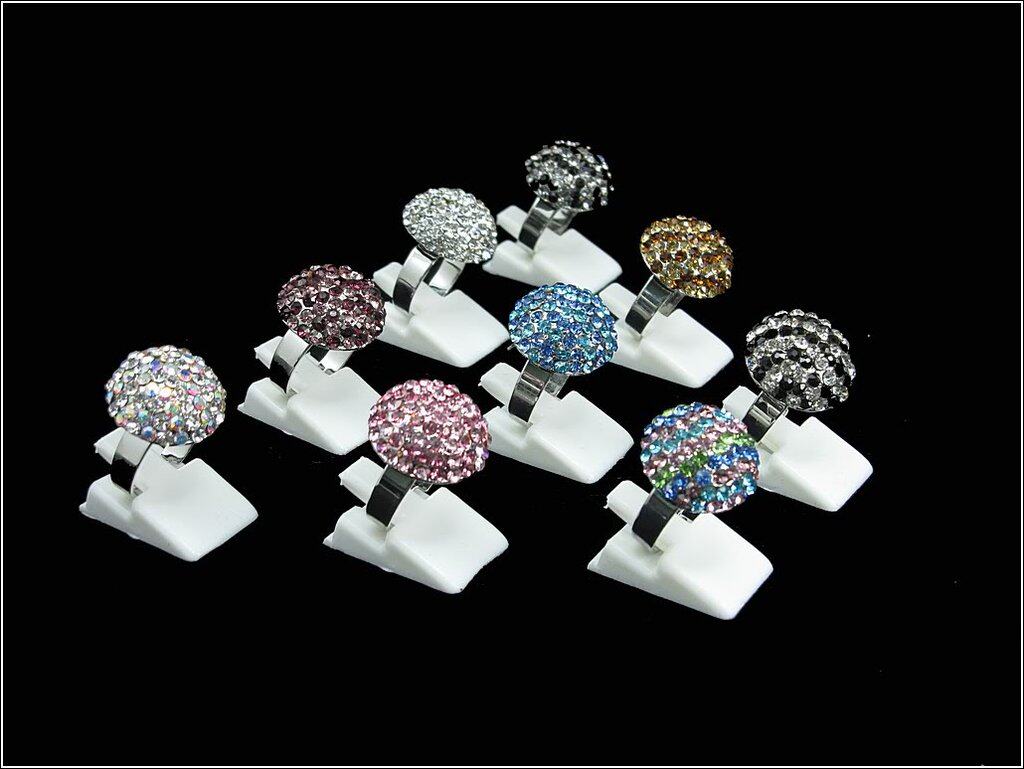 戒指首饰展示指环饰品礼品收纳道具摆件塑料首饰展示架