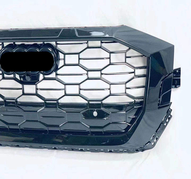 中网适用于奥迪q8改装rsq8蜂窝进气格栅q8中网