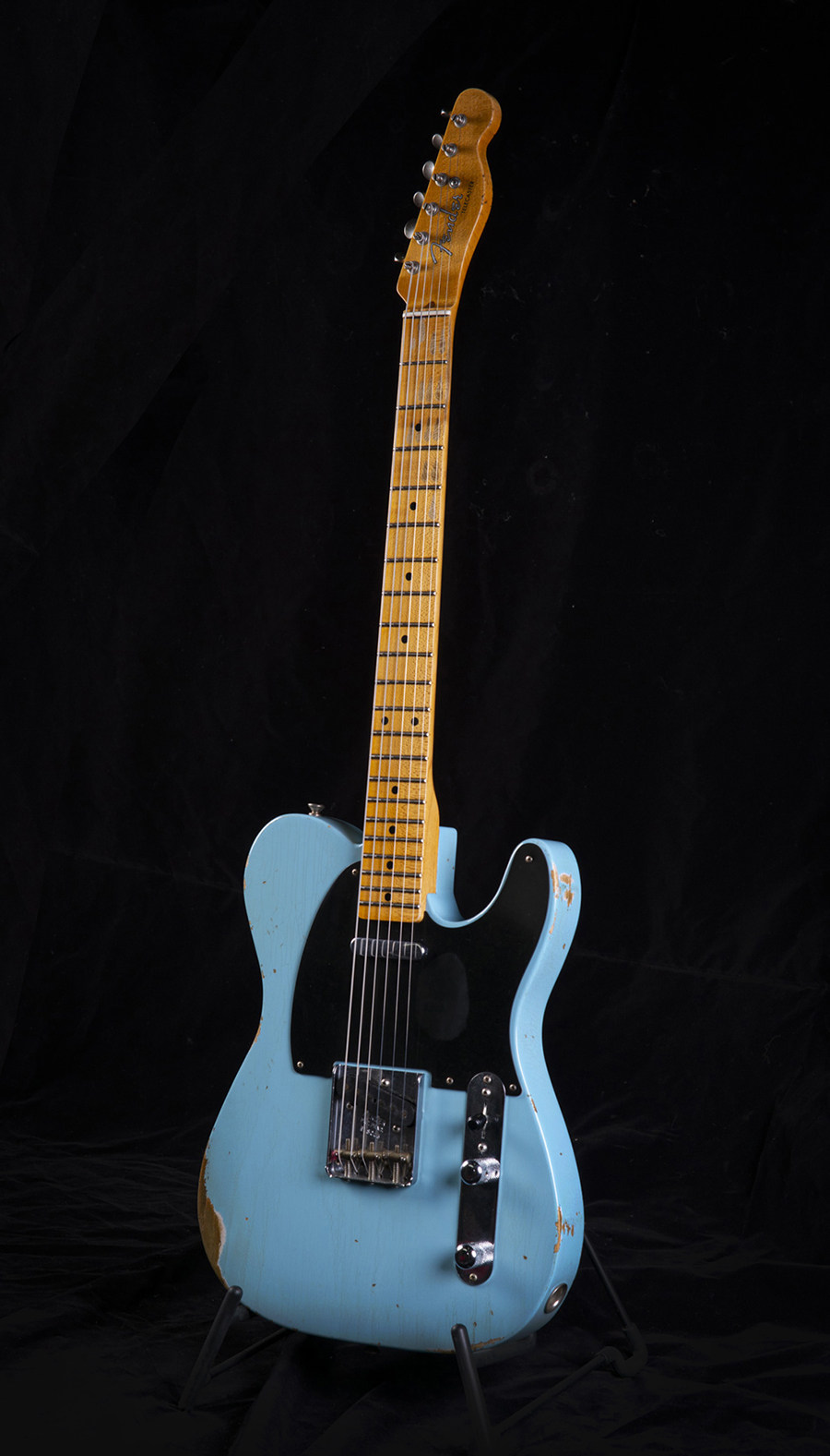 fendercustomshop52teledophneblue多利乐器现货吉他电吉他