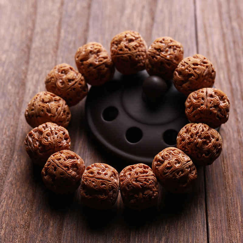 菩提藏式天然祥云龙珠大金刚提手男女文玩佛珠手链