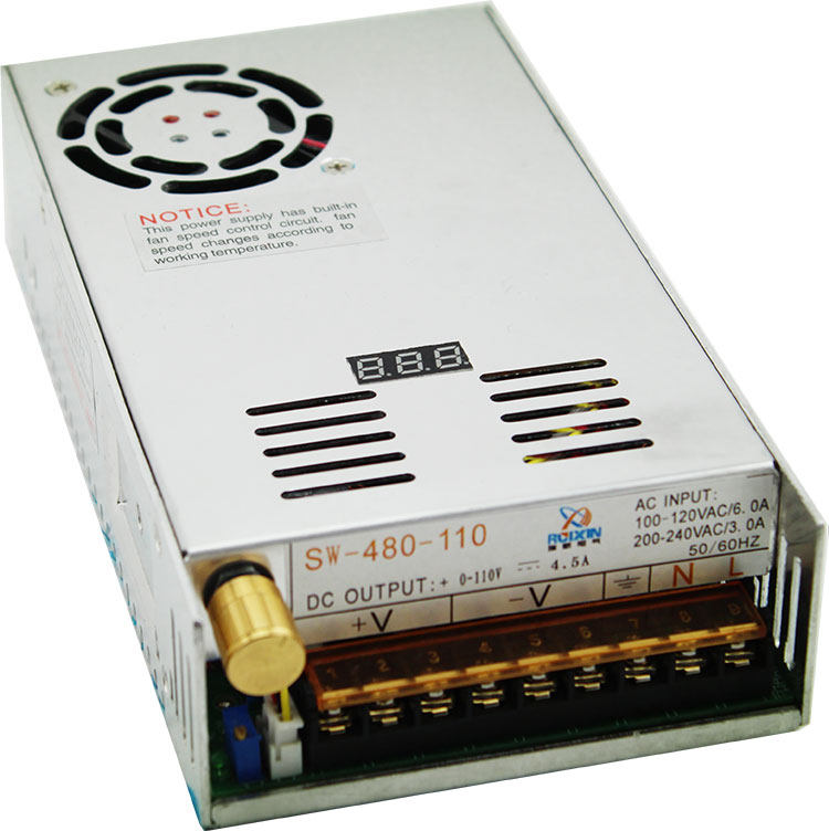 可调直流稳压开关电源0110v45a480w新款带电电压显示led开关电源
