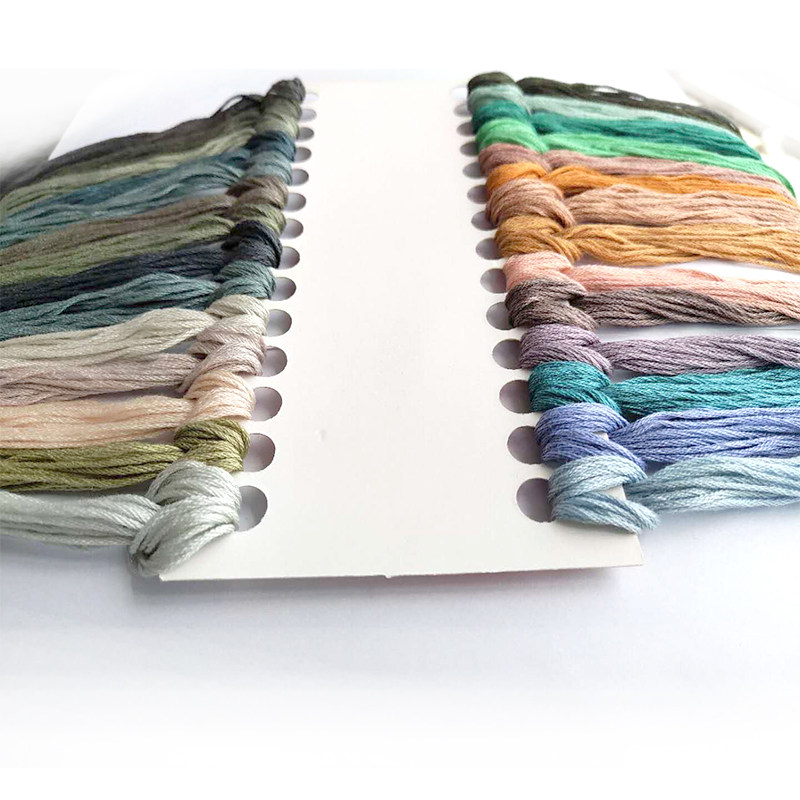 十字绣dmc纯棉配线补线刺绣绣花线棉线手工鞋垫绣线