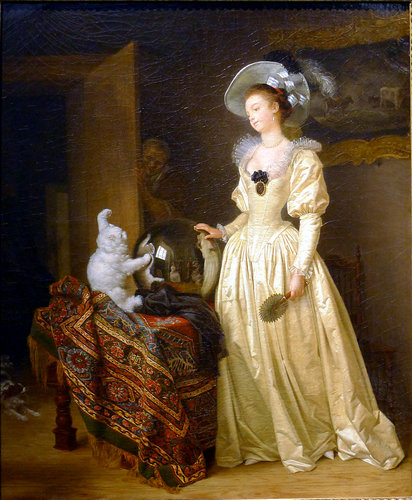 弗拉戈纳尔jeanhonorefragonard油画世界名画抽象人物喷绘画芯