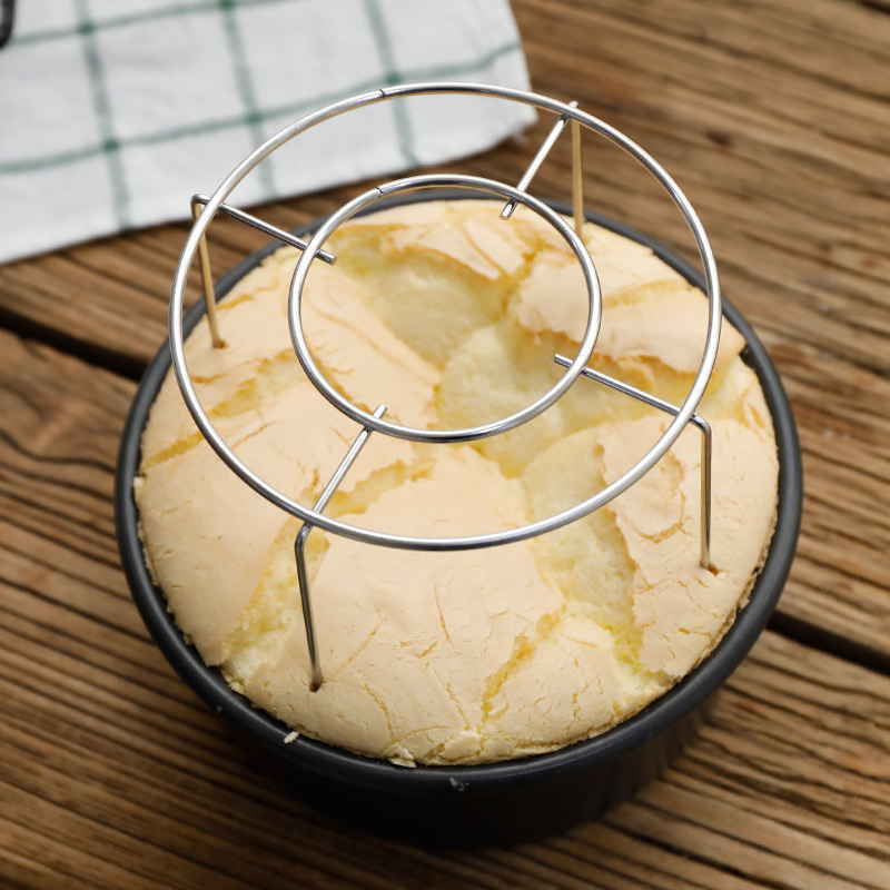 戚风蛋糕冷却架倒扣架蛋糕胚倒扣冷凉架不锈钢蛋糕叉家用烘焙工具