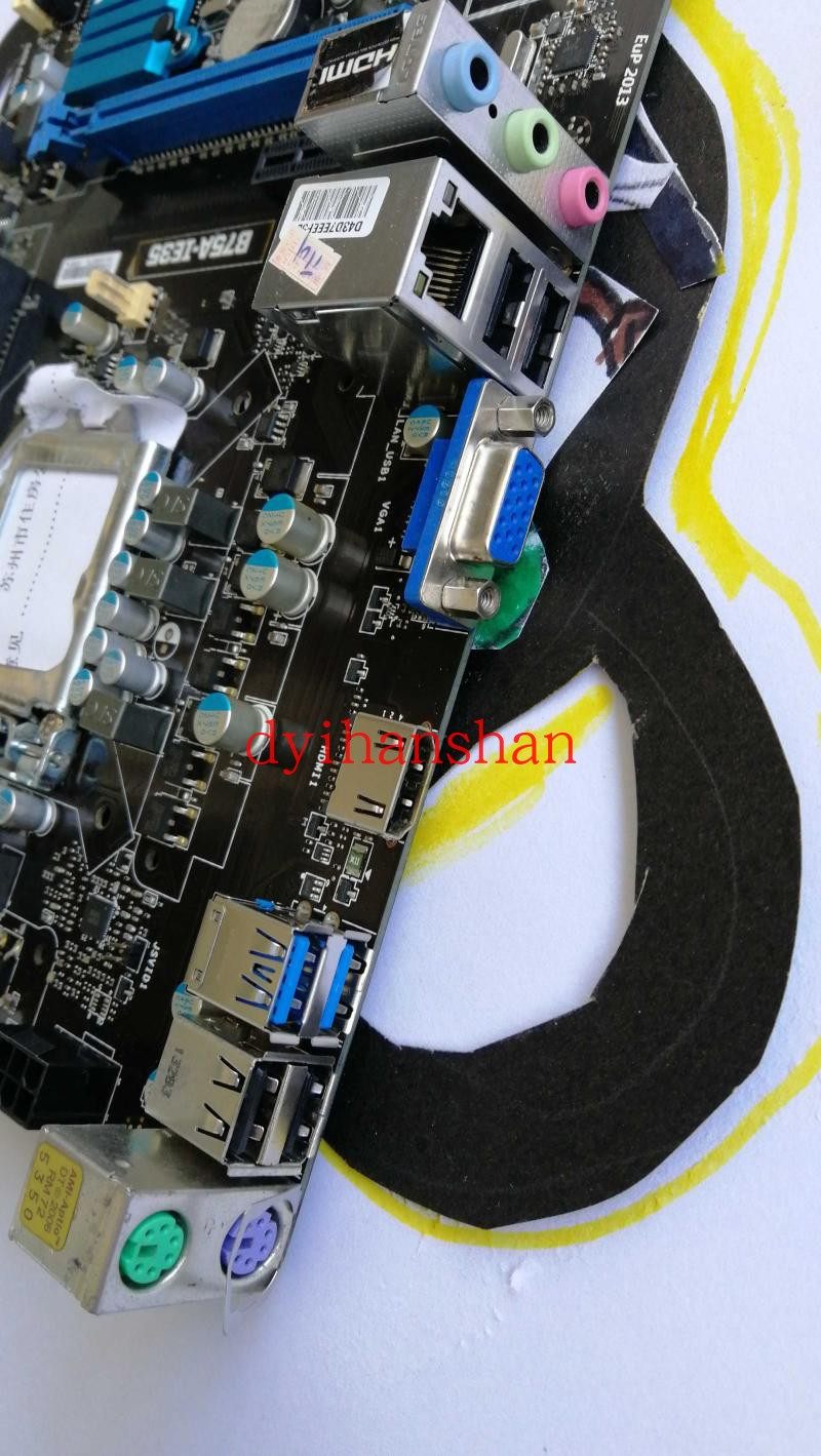 库存msi/微星 b75ma-e31/b75a-ie35 e33 g43 p45 1155针主板hdmi