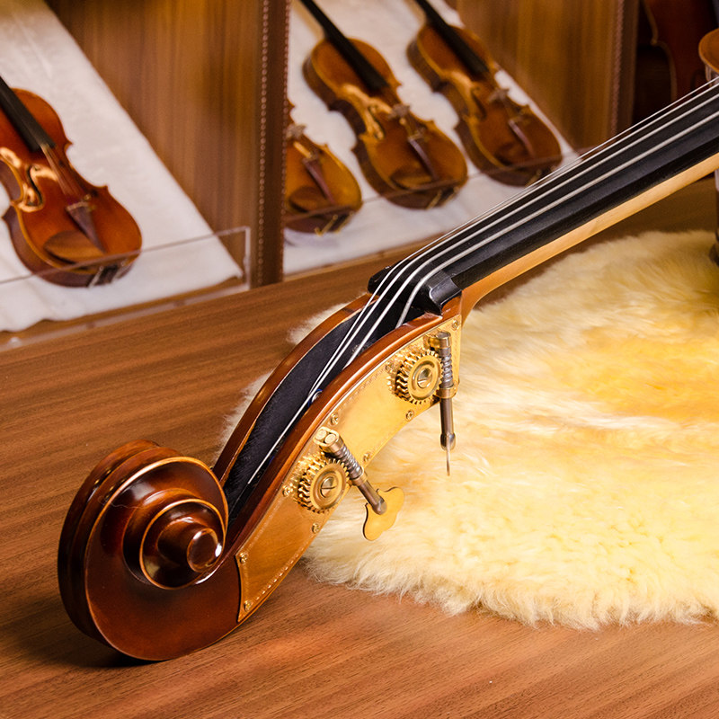 b02出口欧美仿古哑光实木包边高品质倍大提琴低音提琴大贝司