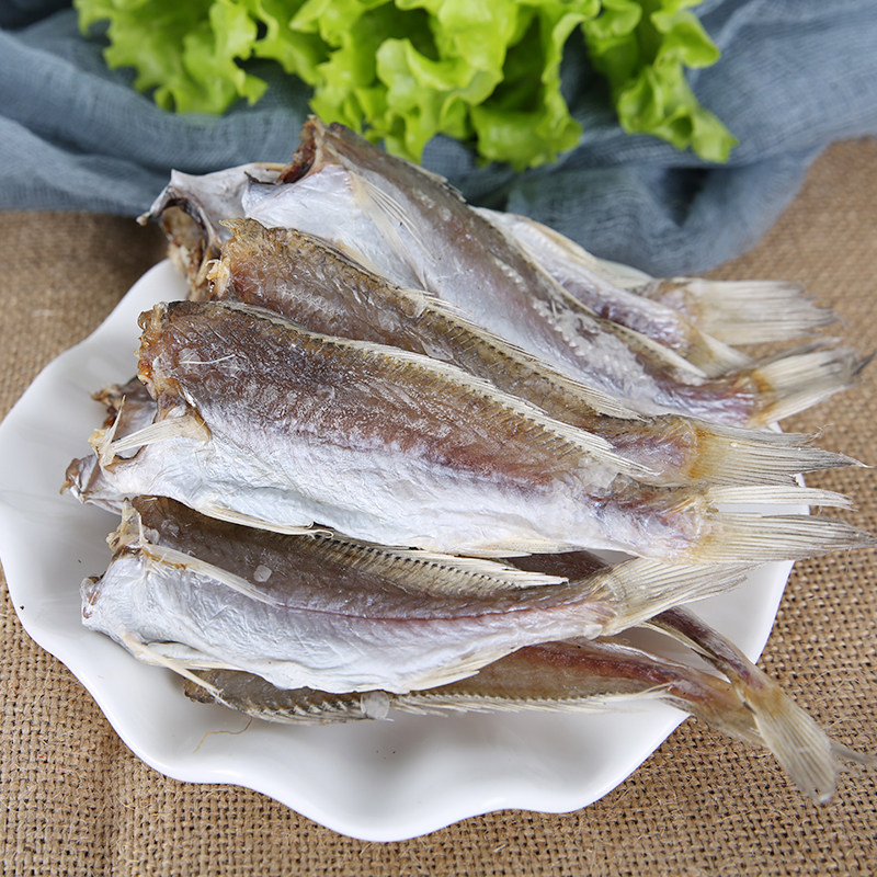 黄鱼东海捕捞梅鱼咸晒黄花鱼500g小黄去头生晒鱼干