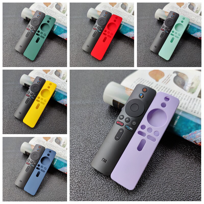 适用于小米国际版遥控器套tvmiboxs盒子美版软硅胶保护套防摔