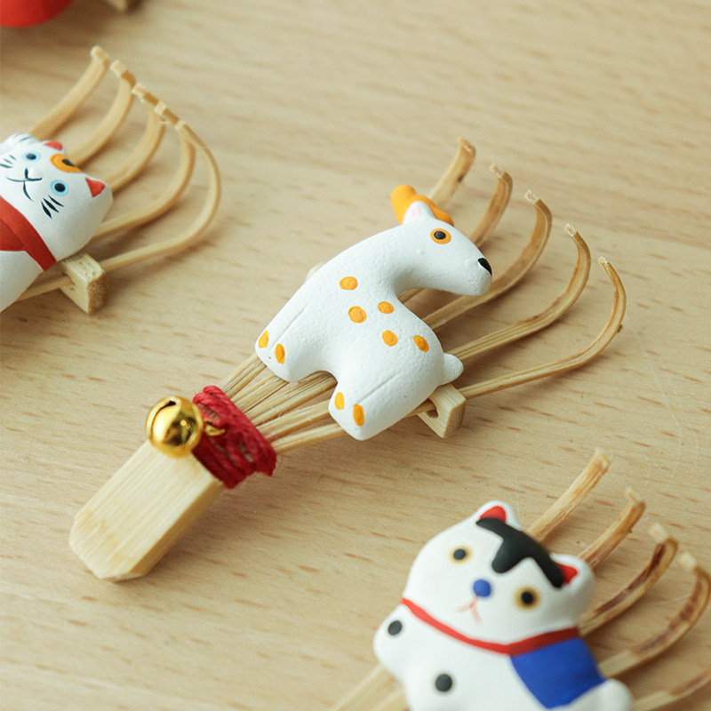 挂件招福日本中川商店熊手达摩招财猫缘起摆件摆件