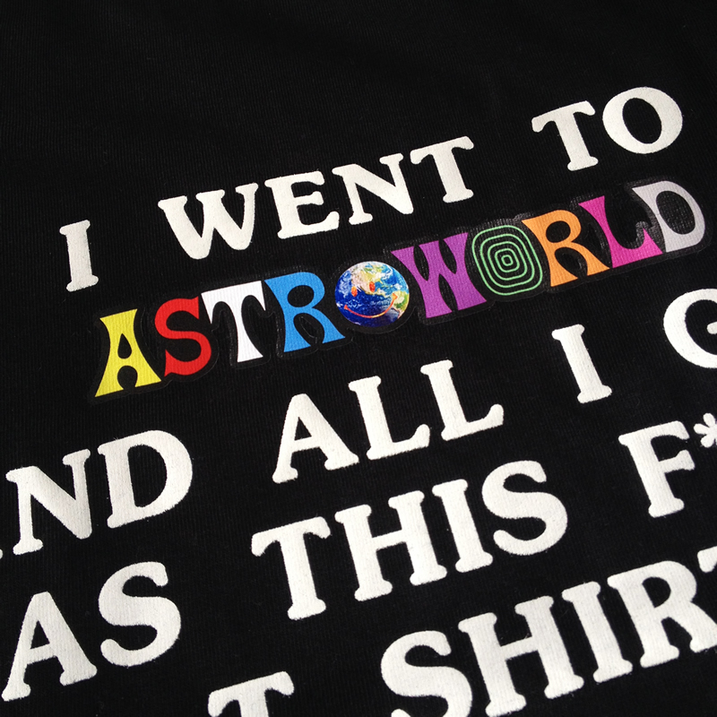 travisscott同款astroworld短袖说唱嘻哈街头潮流林氏兄弟t恤