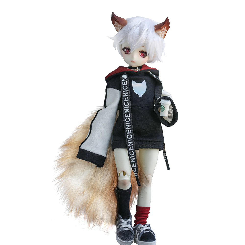 dollzone米优bjd娃娃6分二次元狐狸耳朵小可爱dzbjd