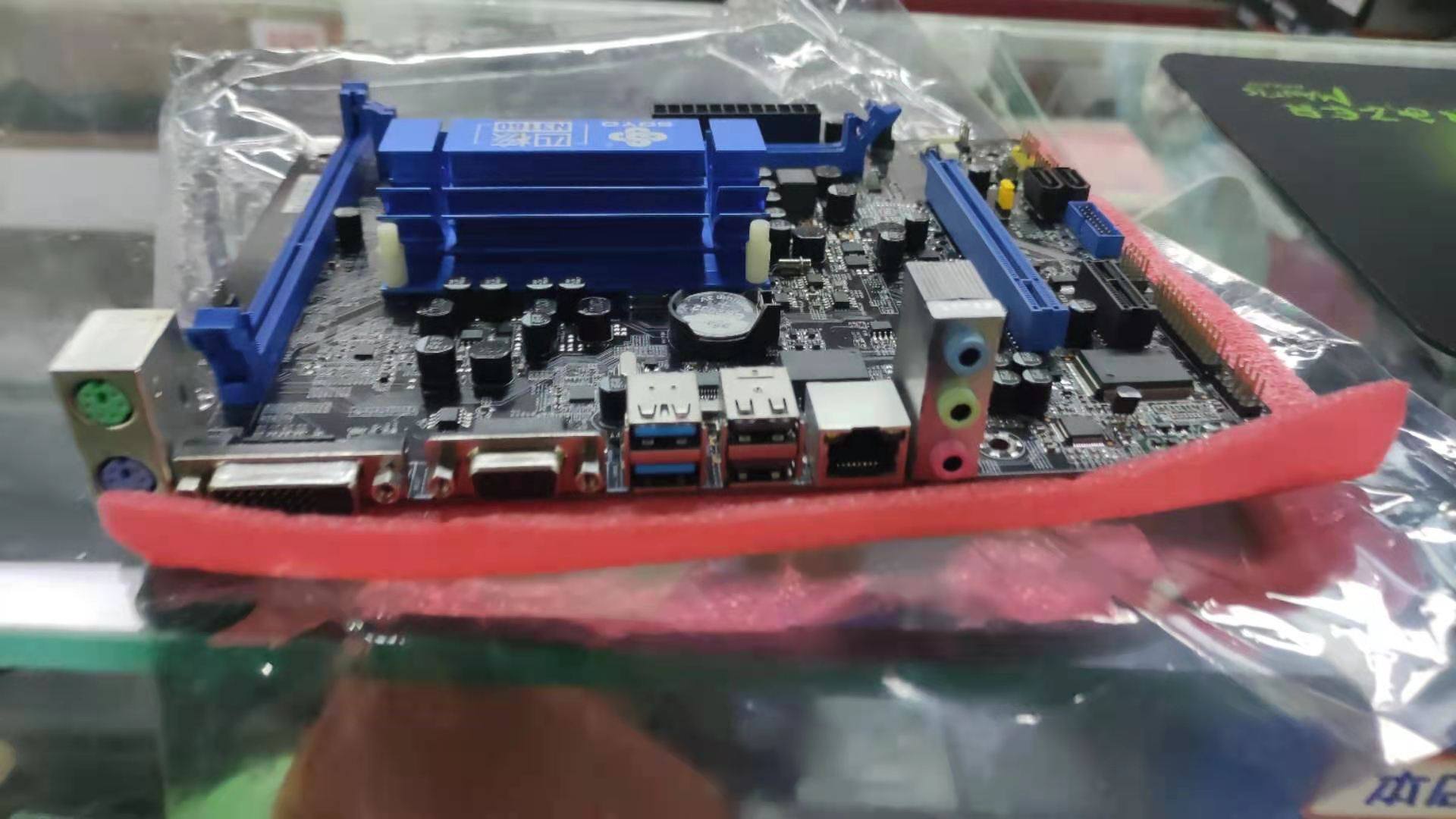 主板梅捷四核n3160nas群晖功耗ddr3com3个主板