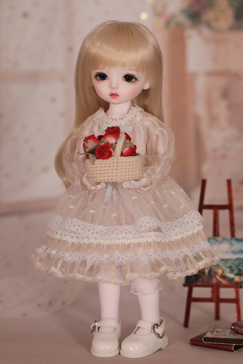娃娃bjdsd6女娃新品裙子套装可爱娃衣bjd娃娃