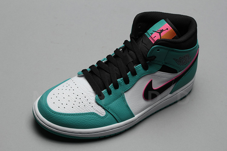 牛哄哄 air jordan 1 aj1 mid 浅绿南海岸白绿 bq6931-852542-306