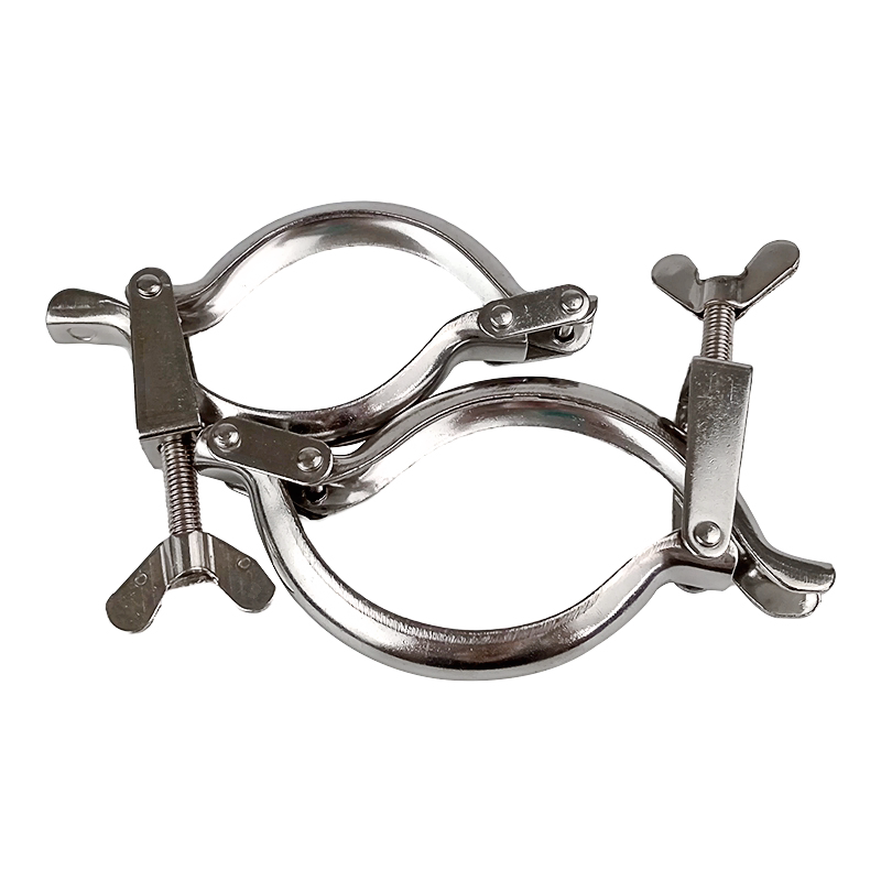 卡箍卫生冲压快装管卡管夹不锈钢管子卡套管夹