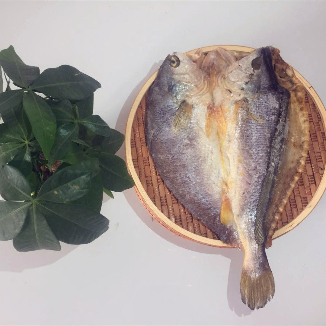 宁德黄花鱼鲜活干新七成大黄鱼黄瓜脱脂黄鱼310g鱼干