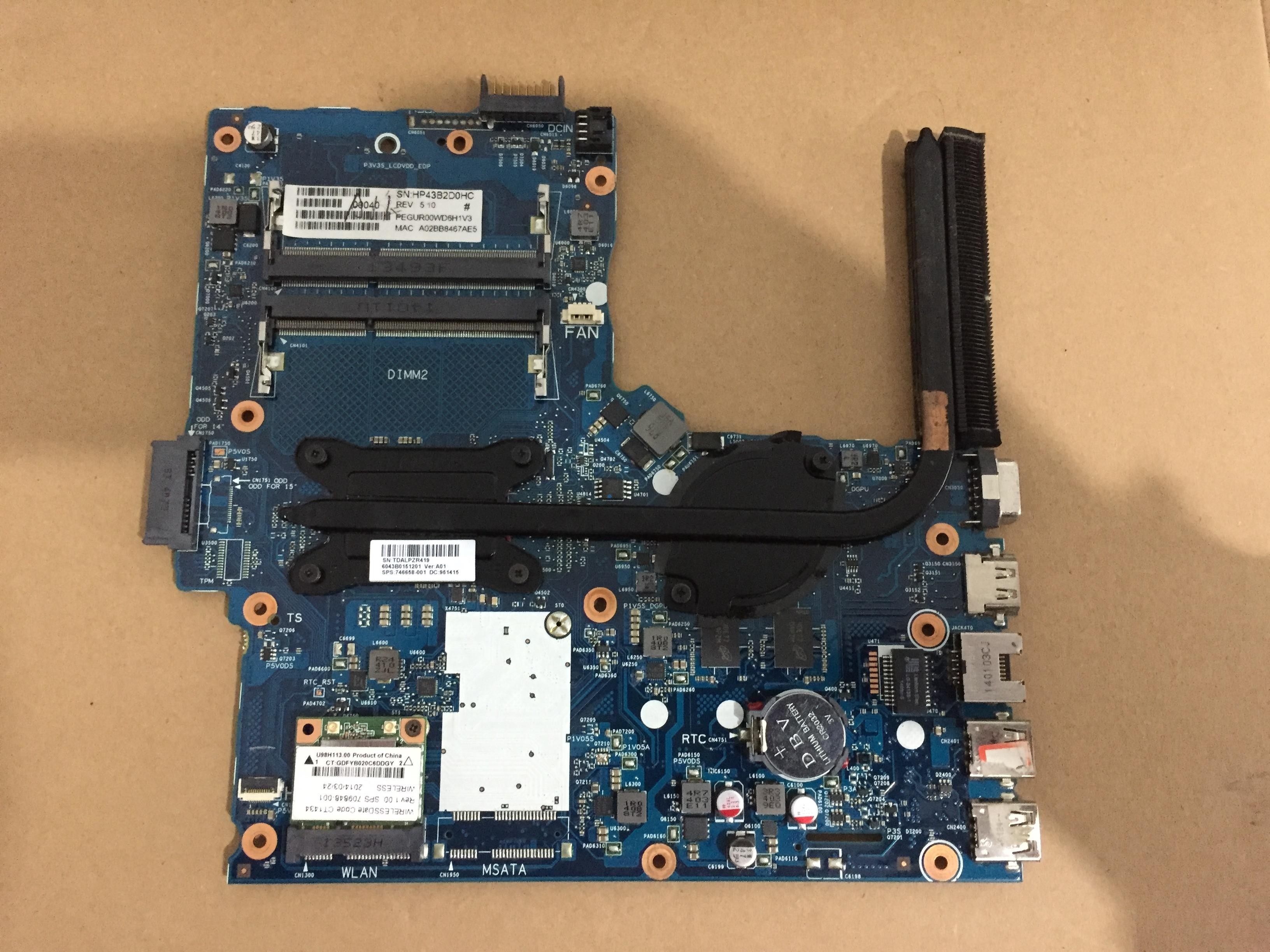 主板hp惠普g14g1g2i17c746027-501笔记本零部件