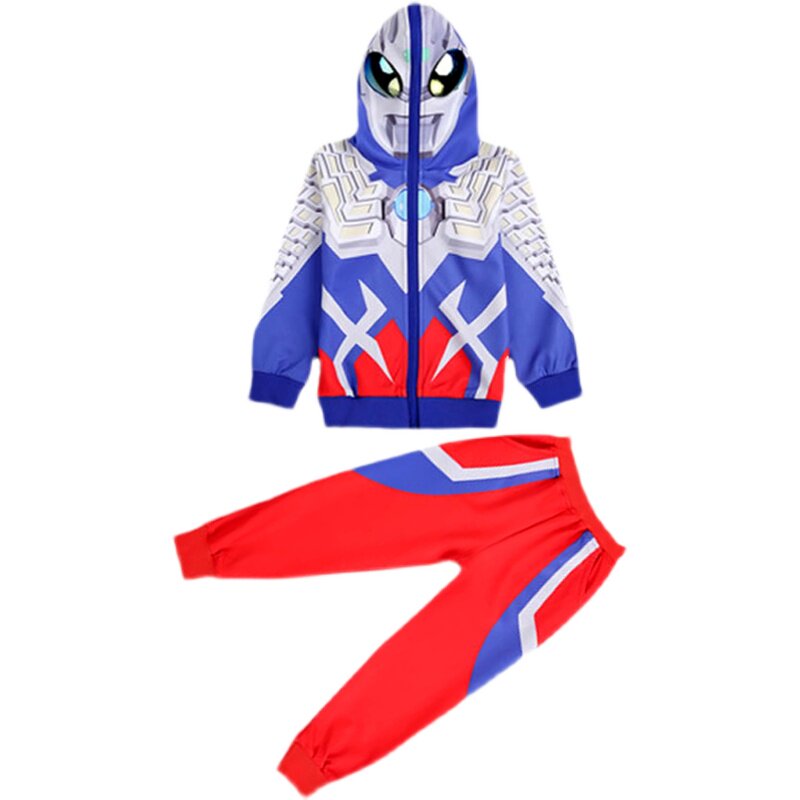 正版超人赛罗奥特曼衣服男孩男孩儿儿童春秋秋季服饰