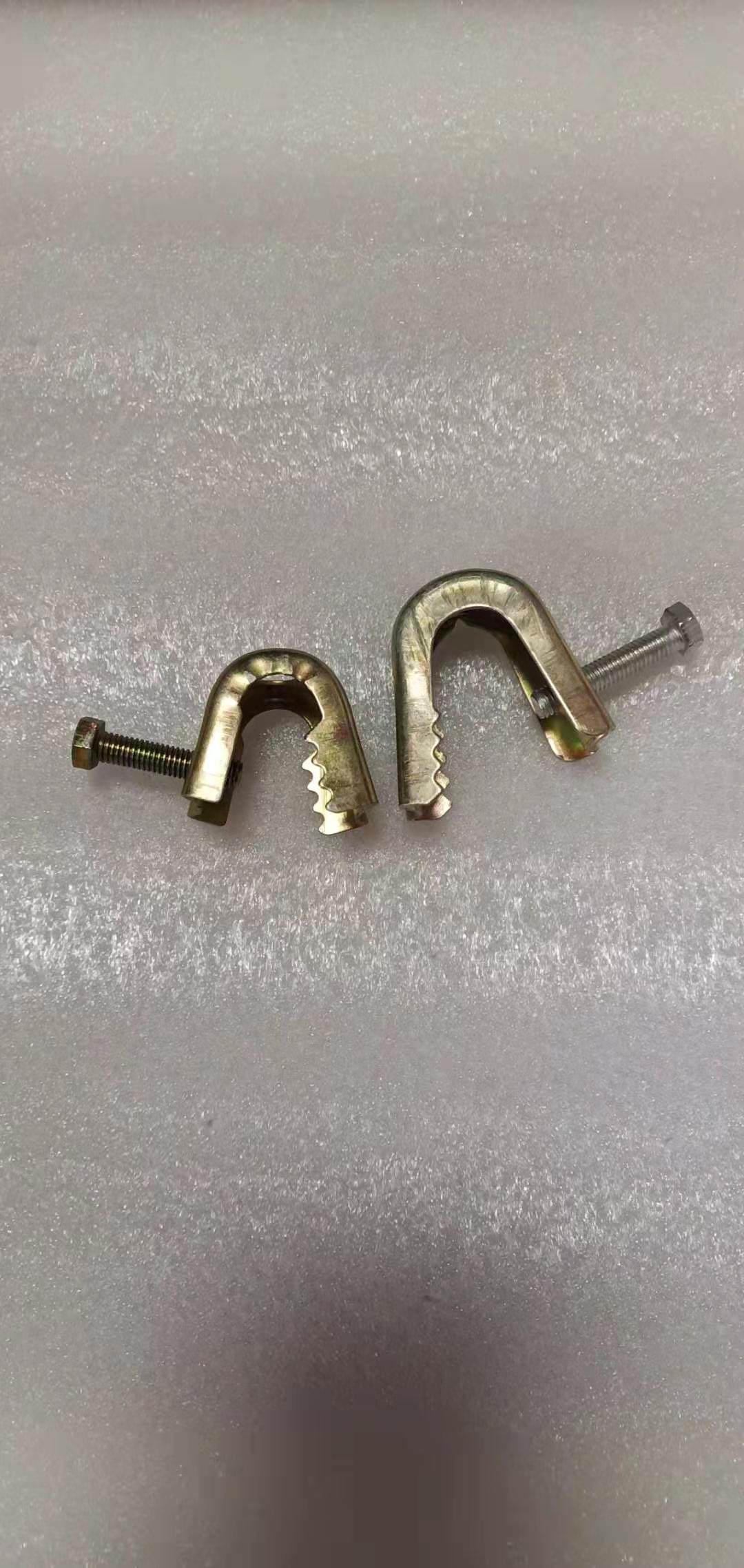 卡子方型夹角虎口皮老虎形铁老虎钢铁槽钢管卡其它紧固件