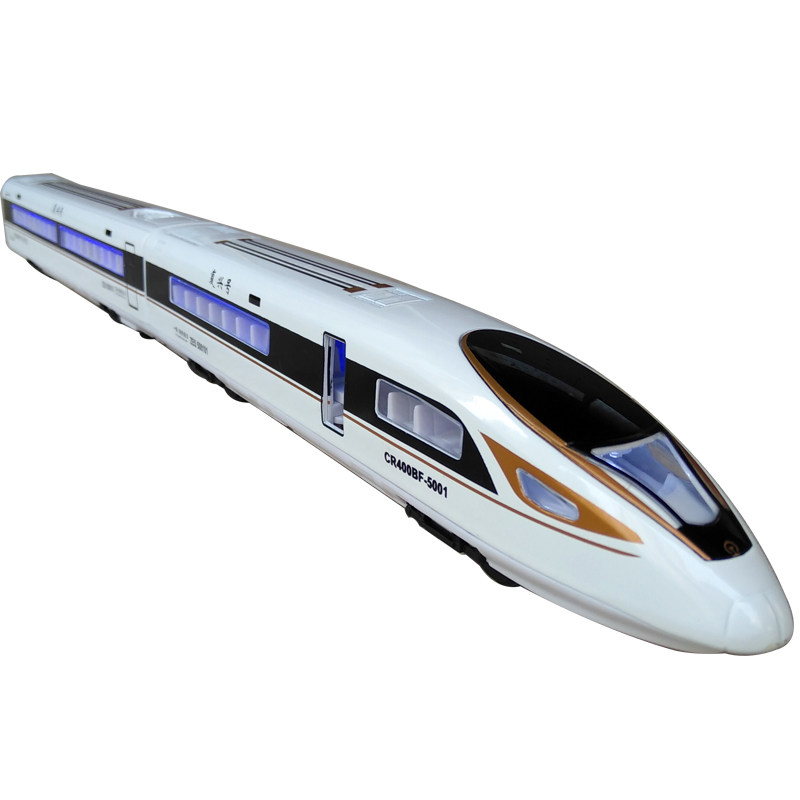 合金复兴号模型仿真动车带磁力声光和谐号高铁火车玩具套装男孩