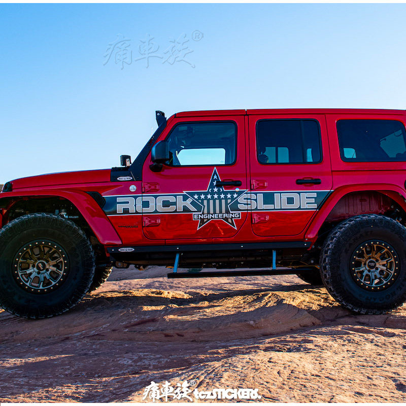 jeep吉普牧马人车贴拉花角斗士gladiator装饰改装改装车汽车装饰贴
