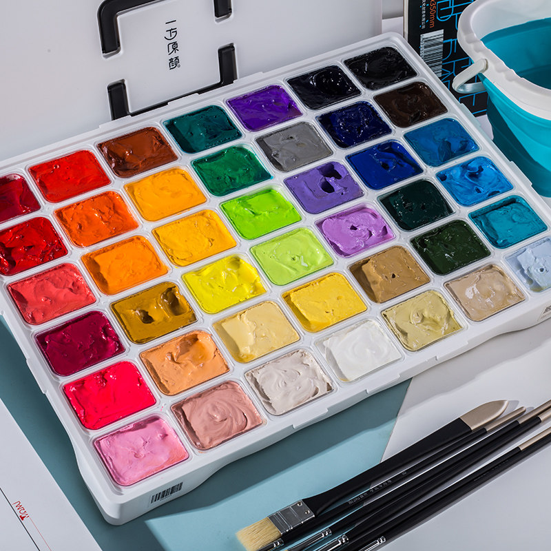 米娅原颜集训考生联考套装颜料水粉一方新配方水粉颜料