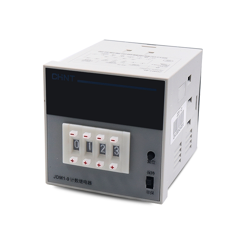 正泰电子ac数显预置继电器点数记数计数器4位数计数器