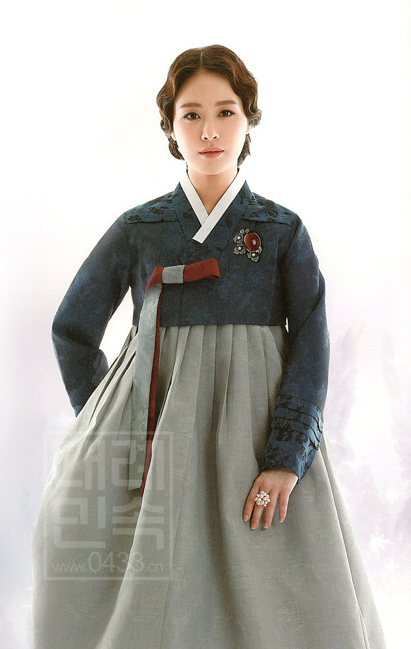 韩服韩国进口面料朝鲜族民族服装女士157h-w02062民族服装