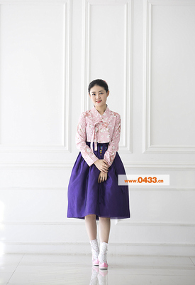 韩国生活韩服平时穿的韩服纯棉上衣朝鲜民族服装hs01150