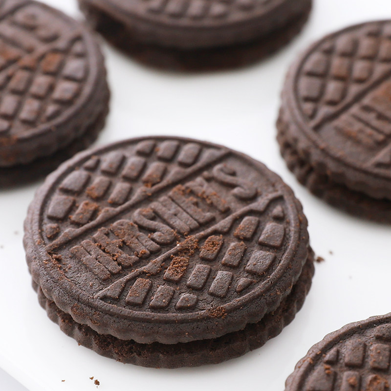 韩国进口网红零食 hersheys好时巧克力味奥利奥曲奇夹心饼干100g