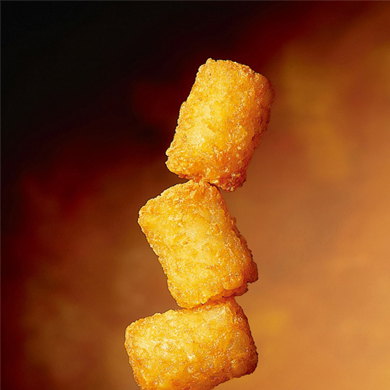 安维进口迷你薯饼400g美国薯宝冷冻半成品土豆薯类制品